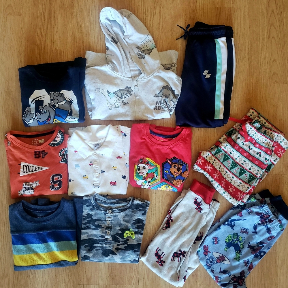 Lot of 11 Assorted Boys Clothing Size 5